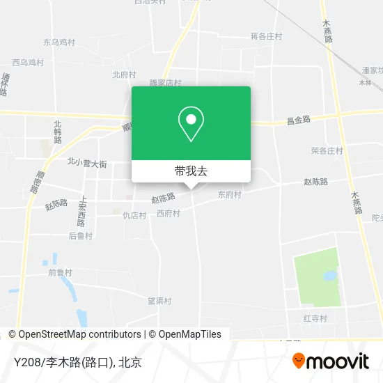 Y208/李木路(路口)地图