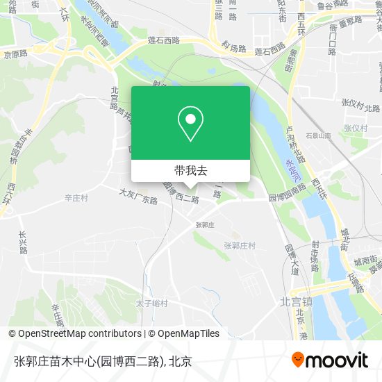张郭庄苗木中心(园博西二路)地图