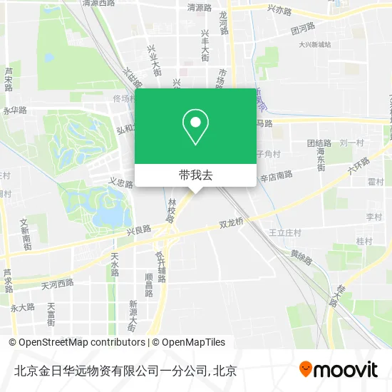 北京金日华远物资有限公司一分公司地图