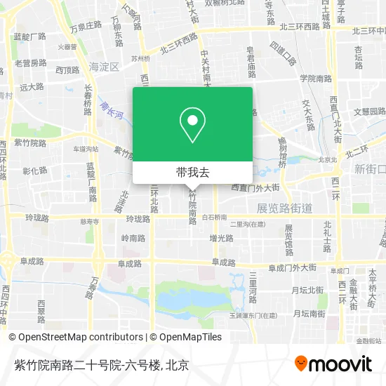 紫竹院南路二十号院-六号楼地图