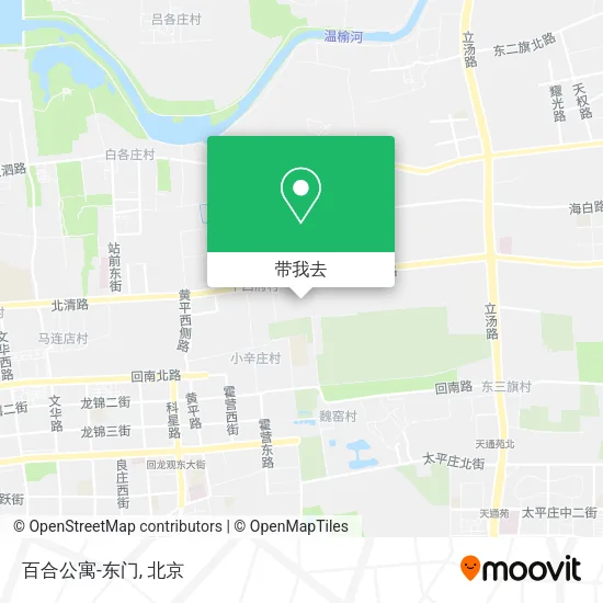 百合公寓-东门地图