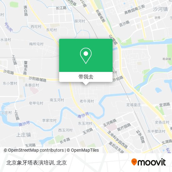 北京象牙塔表演培训地图
