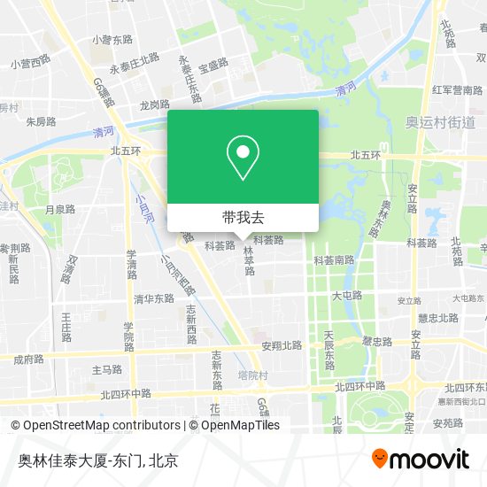 奥林佳泰大厦-东门地图