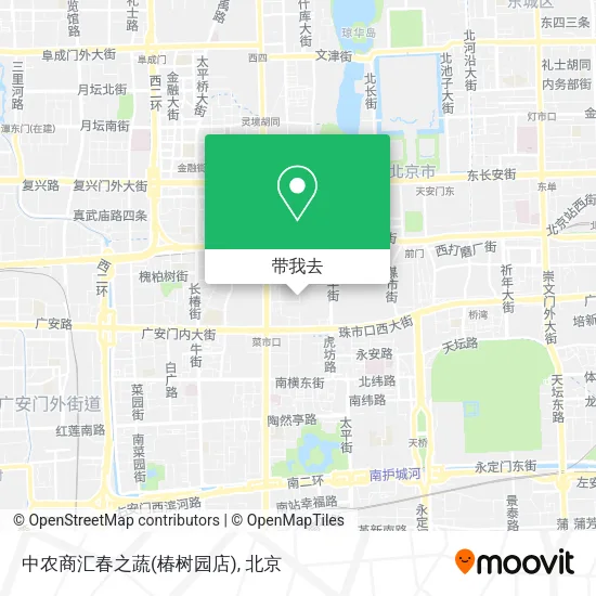 中农商汇春之蔬(椿树园店)地图