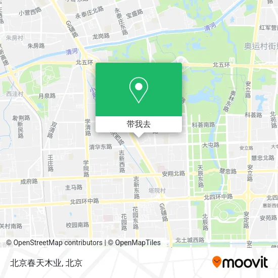 北京春天木业地图