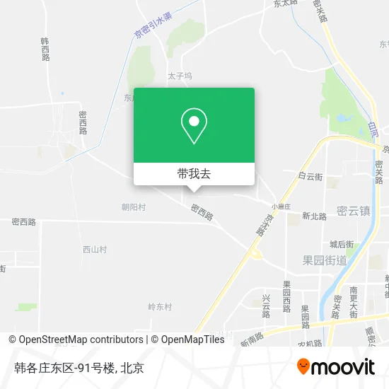 韩各庄东区-91号楼地图