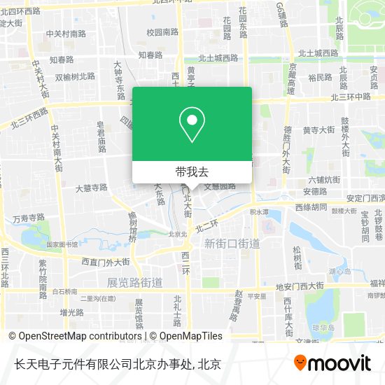 长天电子元件有限公司北京办事处地图
