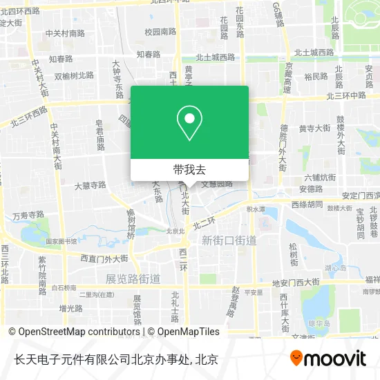 长天电子元件有限公司北京办事处地图
