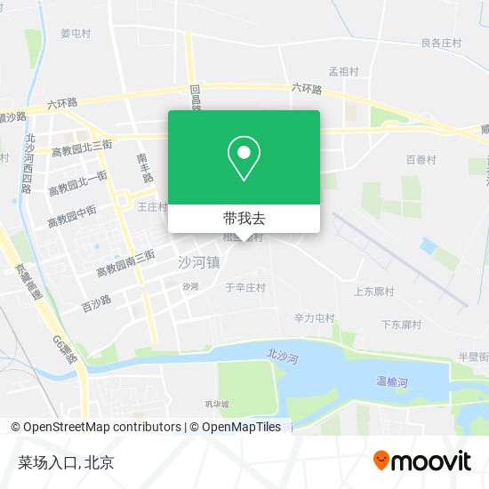 菜场入口地图
