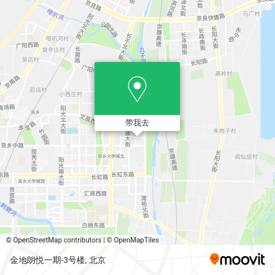 金地朗悦一期-3号楼地图