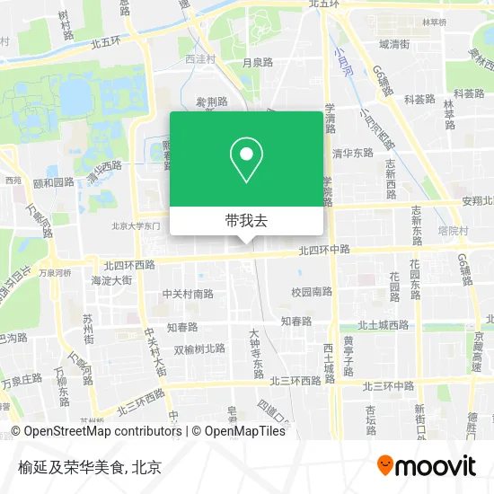 榆延及荣华美食地图
