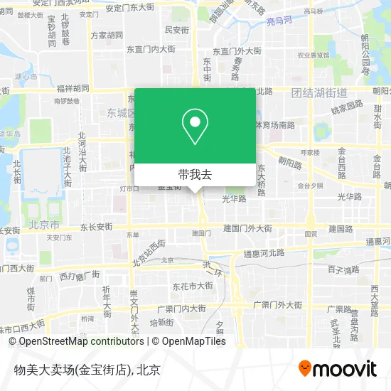 物美大卖场(金宝街店)地图