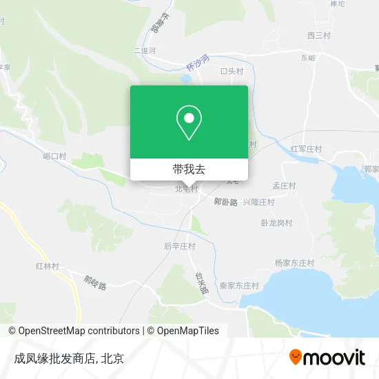 成凤缘批发商店地图