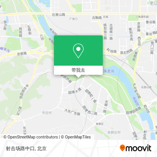 射击场路中口地图