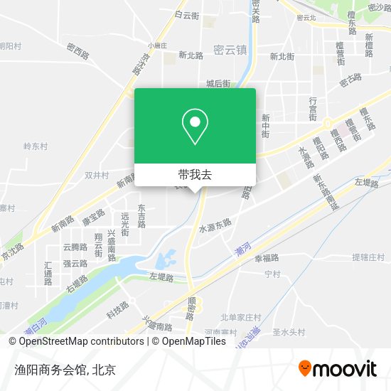 渔阳商务会馆地图