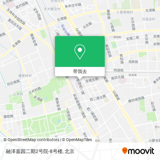 融泽嘉园二期2号院-8号楼地图