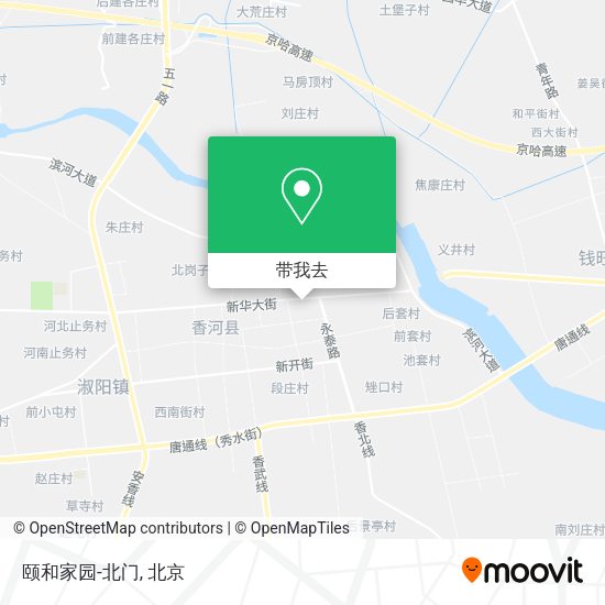 颐和家园-北门地图