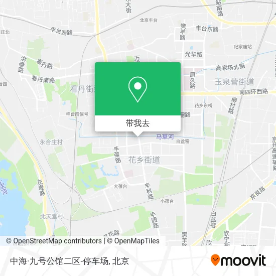 中海·九号公馆二区-停车场地图