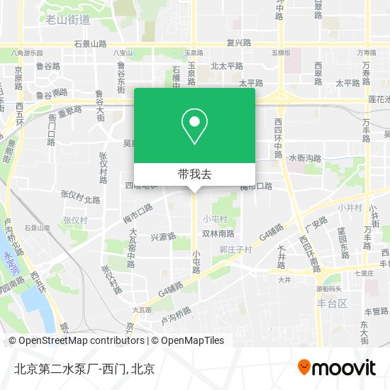 北京第二水泵厂-西门地图