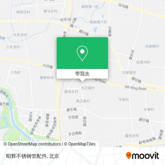 昭辉不锈钢管配件地图