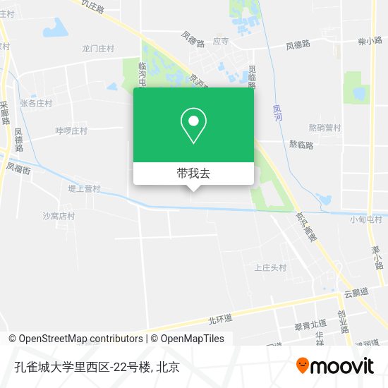 孔雀城大学里西区-22号楼地图