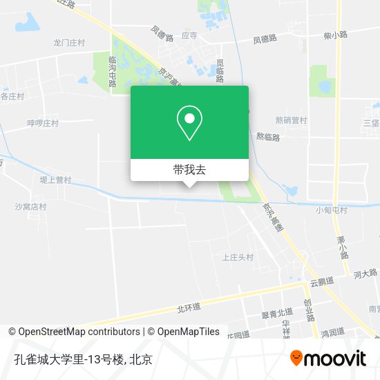 孔雀城大学里-13号楼地图