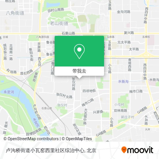 卢沟桥街道小瓦窑西里社区综治中心地图