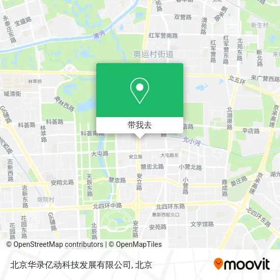 北京华录亿动科技发展有限公司地图