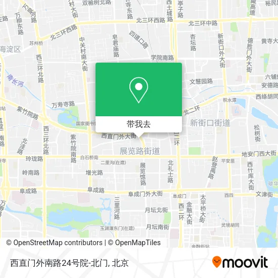 西直门外南路24号院-北门地图