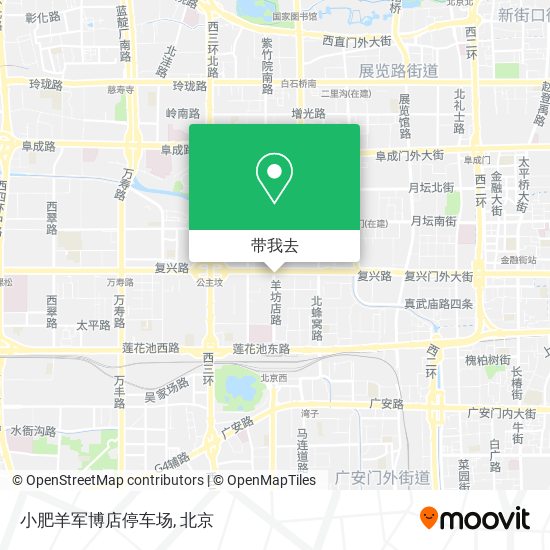 小肥羊军博店停车场地图