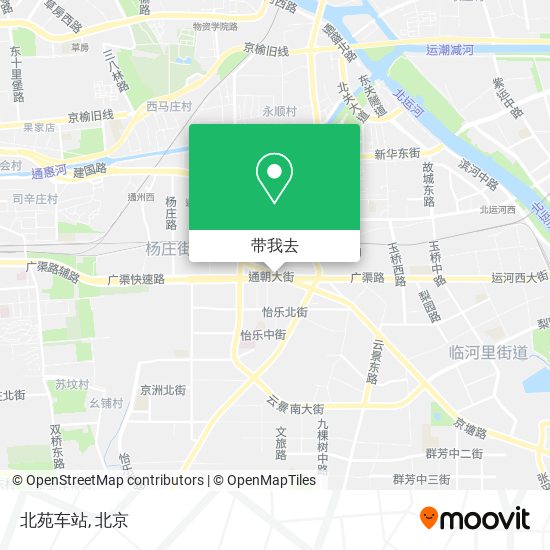 北苑车站地图