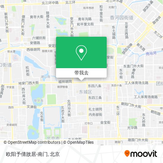 欧阳予倩故居-南门地图
