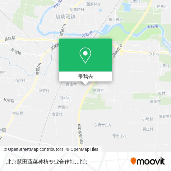 北京慧田蔬菜种植专业合作社地图