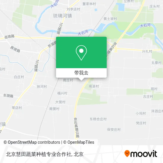 北京慧田蔬菜种植专业合作社地图