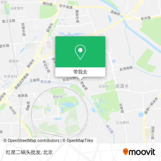 红星二锅头批发地图