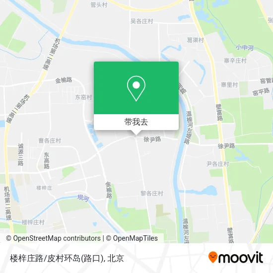 楼梓庄路/皮村环岛(路口)地图