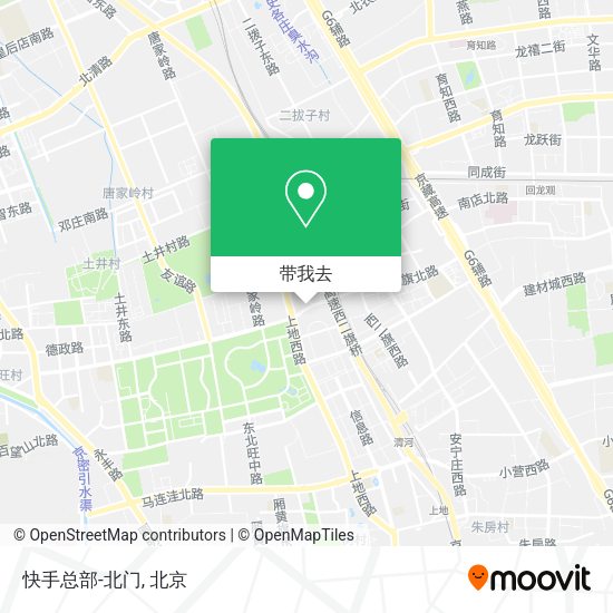 快手总部-北门地图