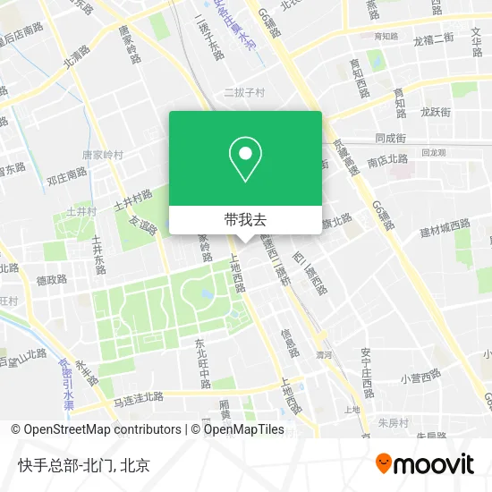 快手总部-北门地图