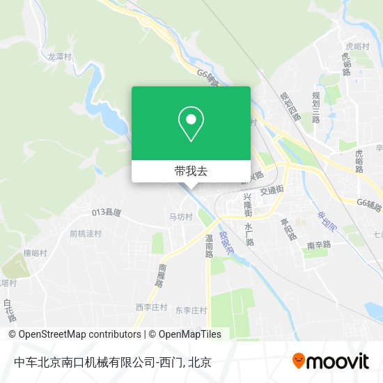 中车北京南口机械有限公司-西门地图