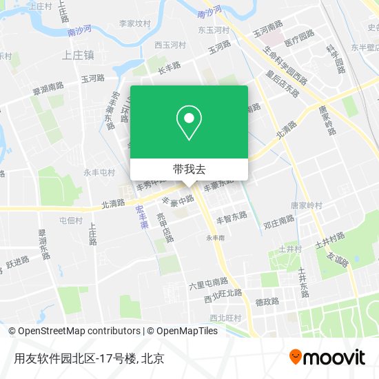 用友软件园北区-17号楼地图