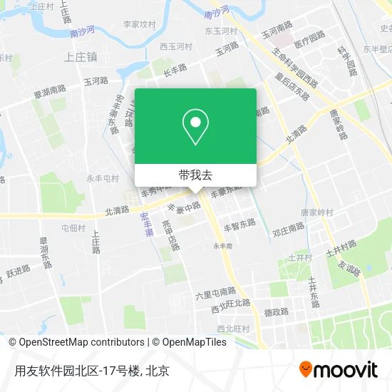 用友软件园北区-17号楼地图
