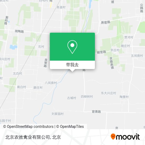 北京农效禽业有限公司地图