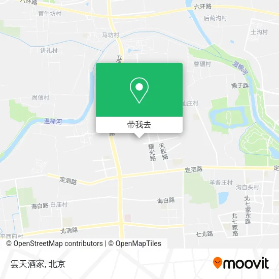 雲天酒家地图
