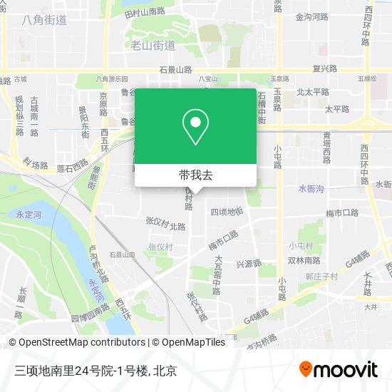 三顷地南里24号院-1号楼地图