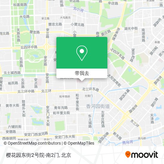 樱花园东街2号院-南2门地图