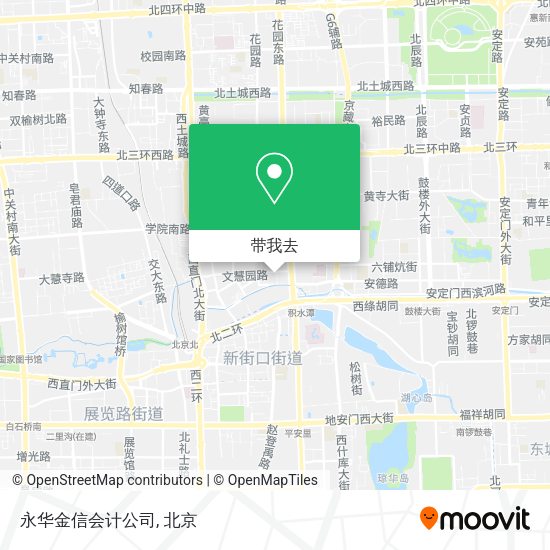 永华金信会计公司地图