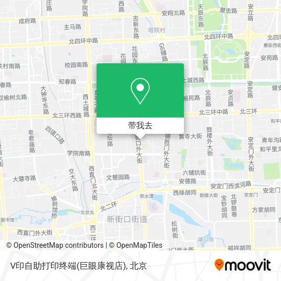 V印自助打印终端(巨眼康视店)地图