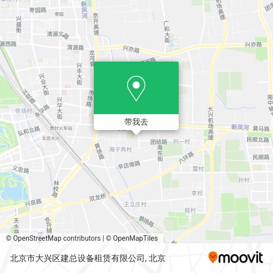 北京市大兴区建总设备租赁有限公司地图
