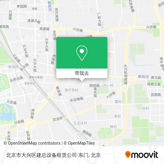 北京市大兴区建总设备租赁公司-东门地图