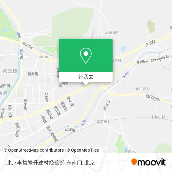 北京丰益隆升建材经营部-东南门地图